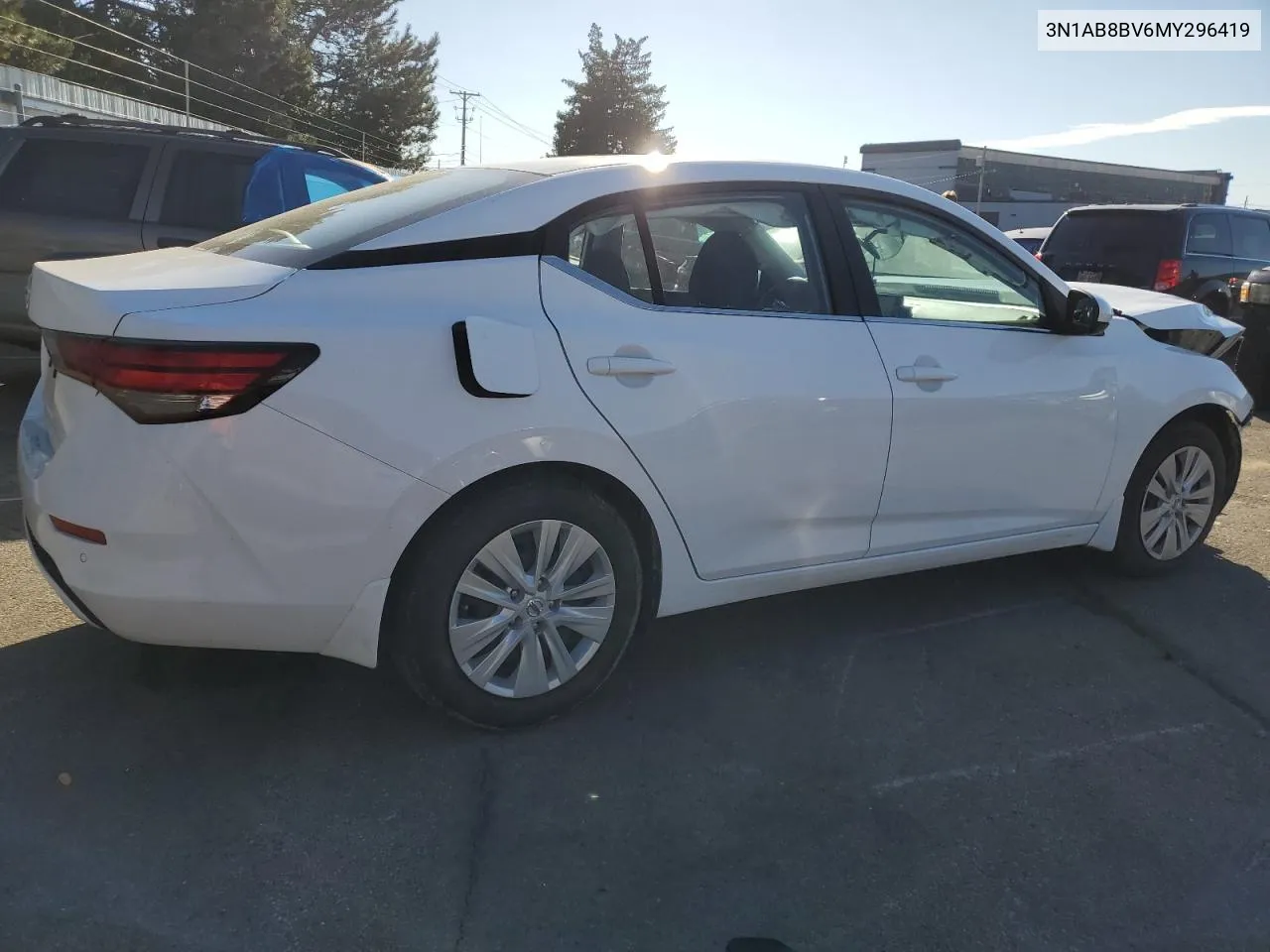 2021 Nissan Sentra S VIN: 3N1AB8BV6MY296419 Lot: 77441354