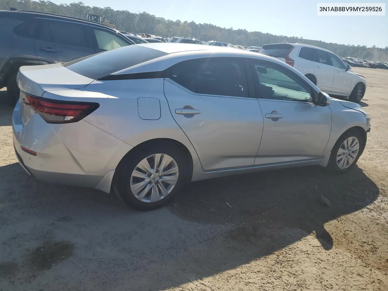 2021 Nissan Sentra S VIN: 3N1AB8BV9MY259526 Lot: 77548494