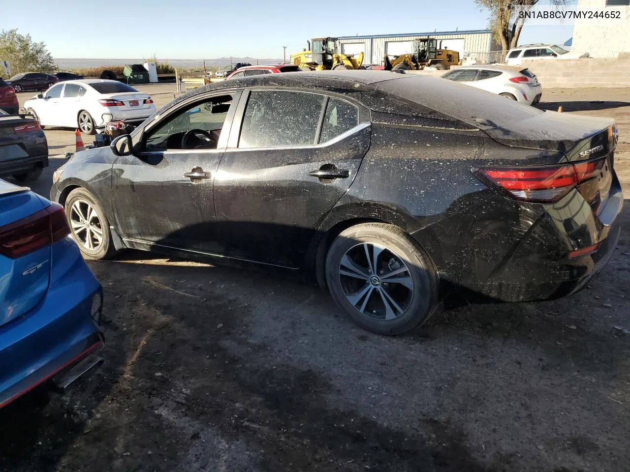 2021 Nissan Sentra Sv VIN: 3N1AB8CV7MY244652 Lot: 77591544