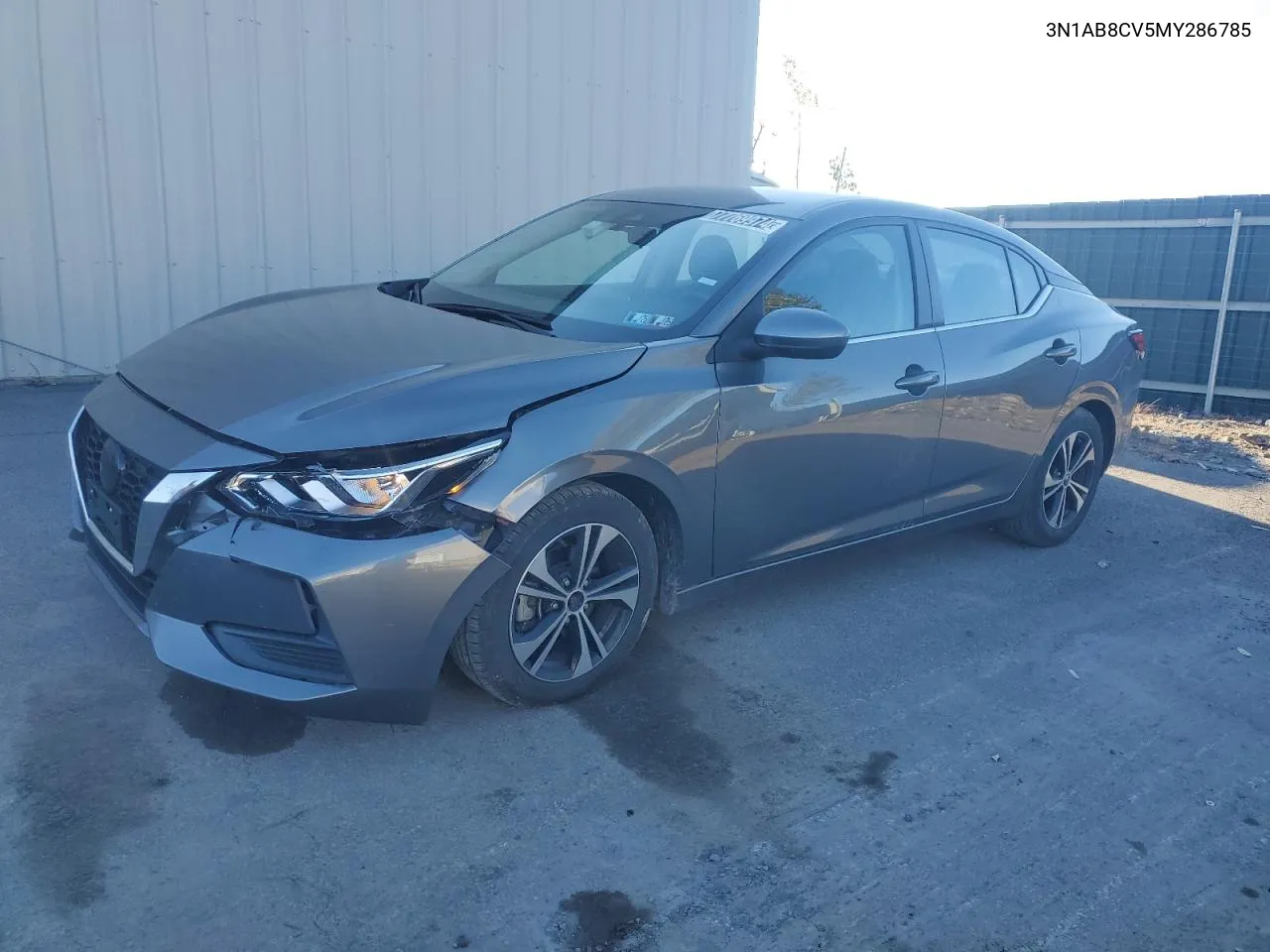 2021 Nissan Sentra Sv VIN: 3N1AB8CV5MY286785 Lot: 77769974