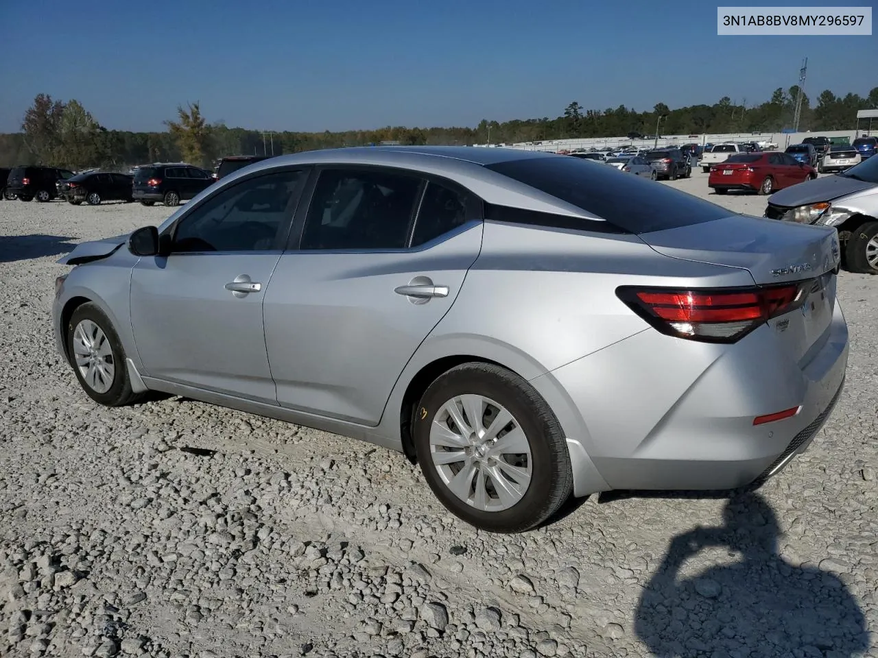 2021 Nissan Sentra S VIN: 3N1AB8BV8MY296597 Lot: 78007764