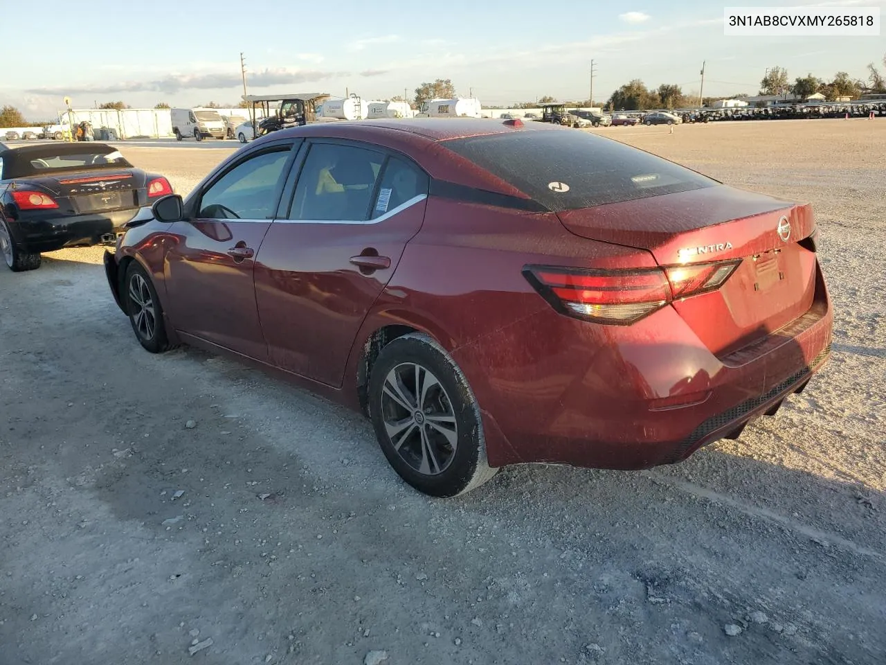 2021 Nissan Sentra Sv VIN: 3N1AB8CVXMY265818 Lot: 78125464