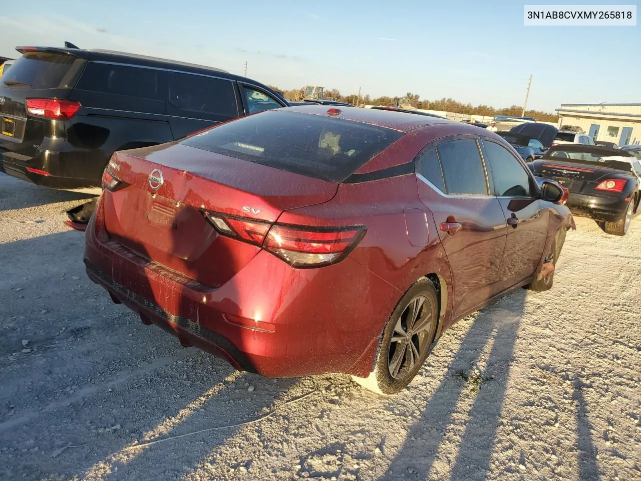 2021 Nissan Sentra Sv VIN: 3N1AB8CVXMY265818 Lot: 78125464