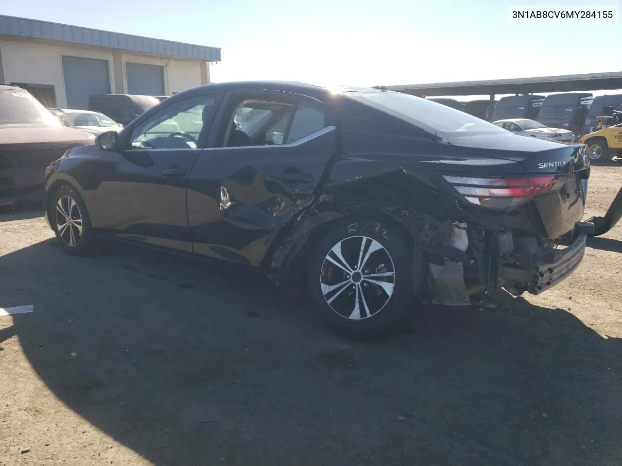 2021 Nissan Sentra Sv VIN: 3N1AB8CV6MY284155 Lot: 78203104