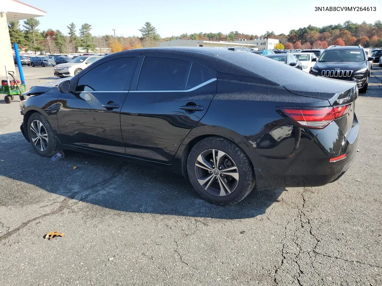 2021 Nissan Sentra Sv VIN: 3N1AB8CV9MY264613 Lot: 78303214