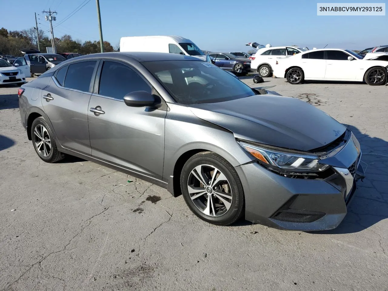 2021 Nissan Sentra Sv VIN: 3N1AB8CV9MY293125 Lot: 78416514