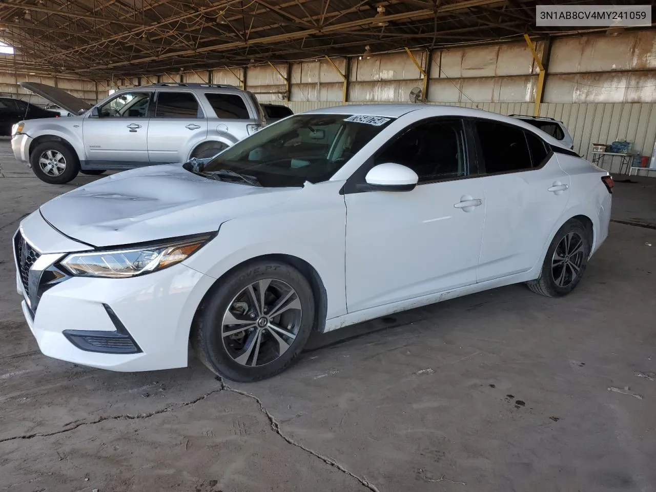 2021 Nissan Sentra Sv VIN: 3N1AB8CV4MY241059 Lot: 78540754