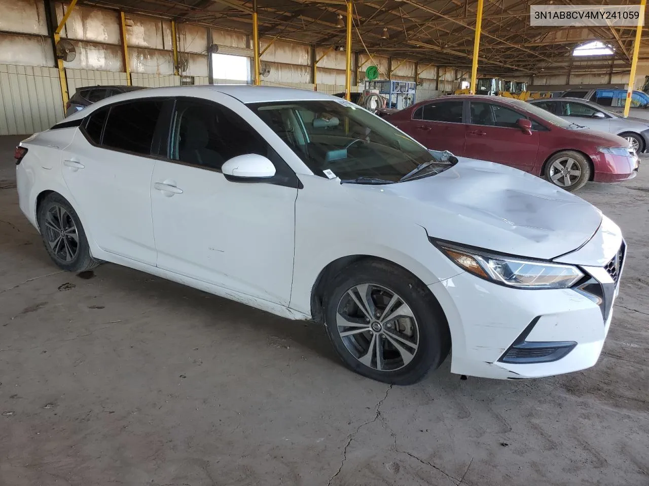 2021 Nissan Sentra Sv VIN: 3N1AB8CV4MY241059 Lot: 78540754