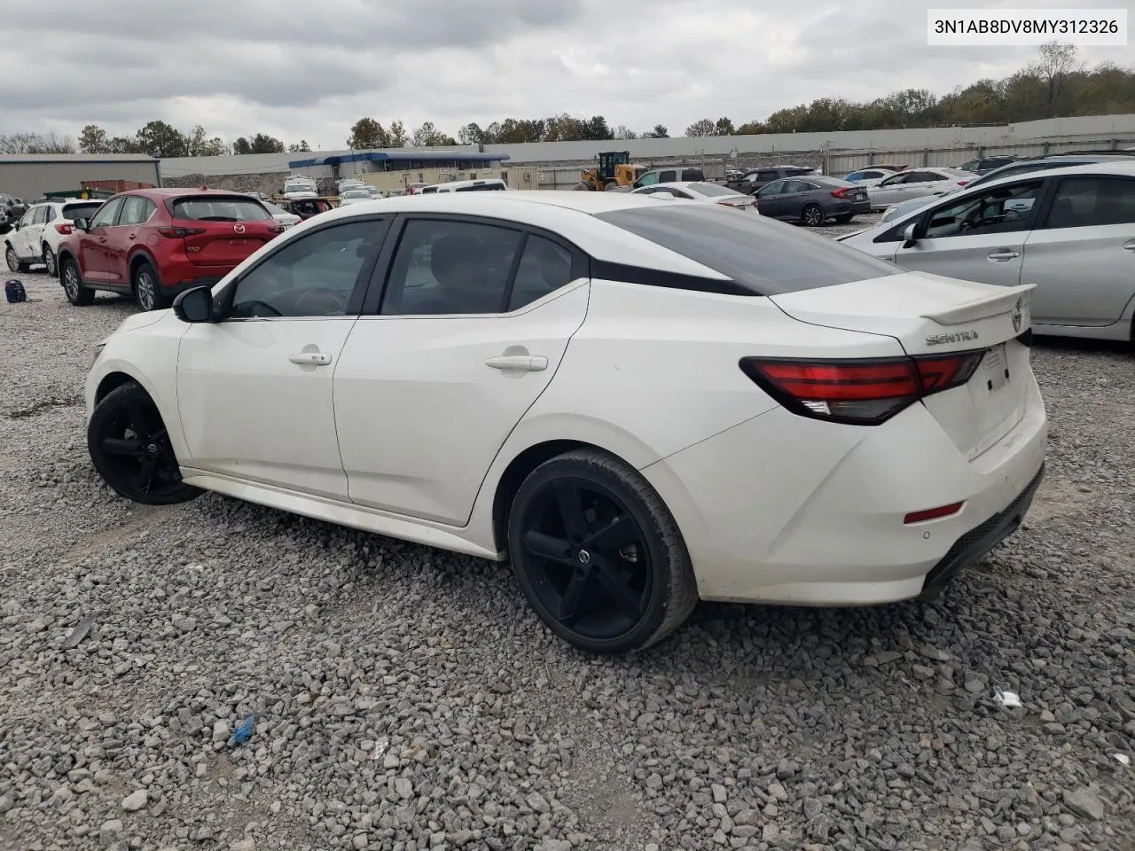 2021 Nissan Sentra Sr VIN: 3N1AB8DV8MY312326 Lot: 78618054