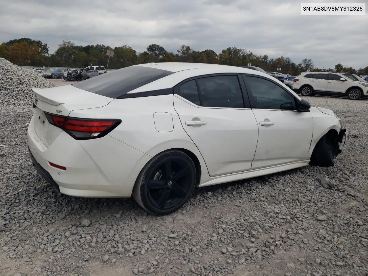 2021 Nissan Sentra Sr VIN: 3N1AB8DV8MY312326 Lot: 78618054