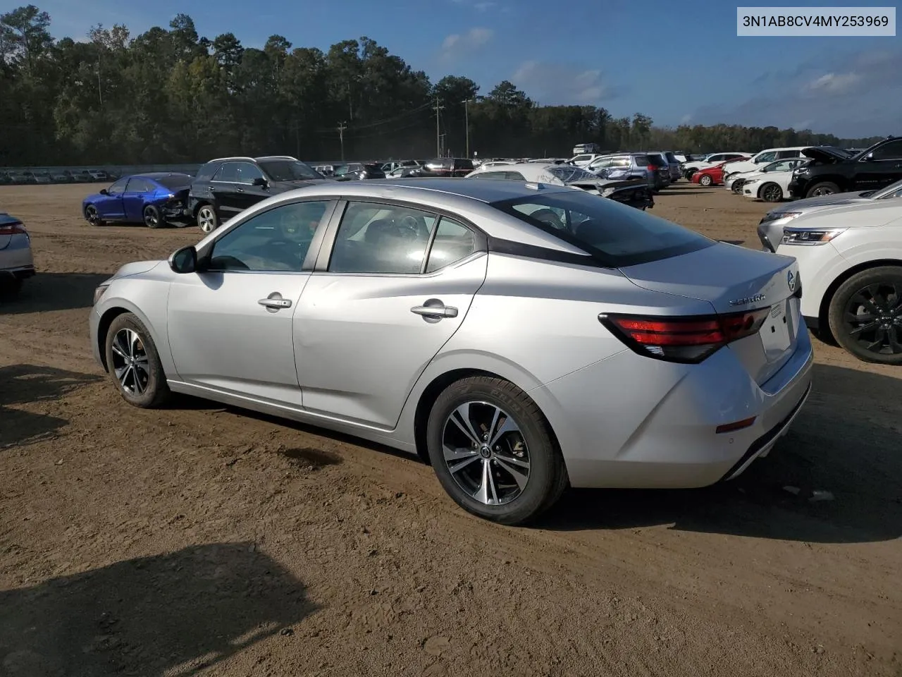 2021 Nissan Sentra Sv VIN: 3N1AB8CV4MY253969 Lot: 78783394