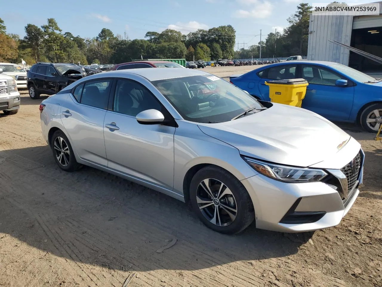 2021 Nissan Sentra Sv VIN: 3N1AB8CV4MY253969 Lot: 78783394