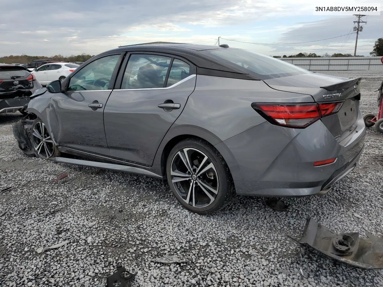 2021 Nissan Sentra Sr VIN: 3N1AB8DV5MY258094 Lot: 79290834