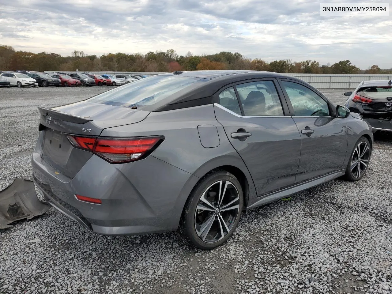 2021 Nissan Sentra Sr VIN: 3N1AB8DV5MY258094 Lot: 79290834