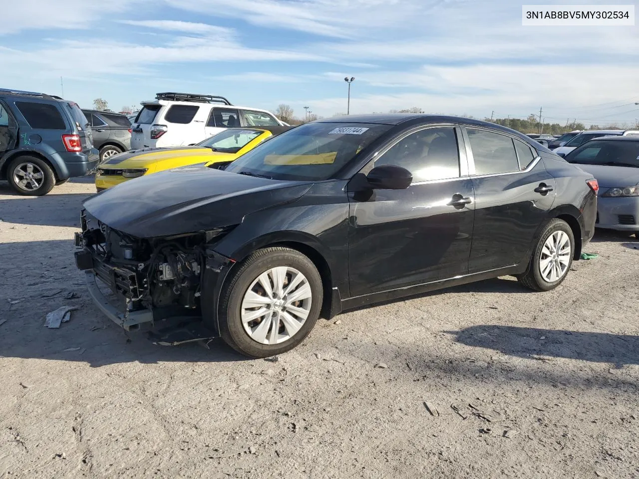 2021 Nissan Sentra S VIN: 3N1AB8BV5MY302534 Lot: 79831744