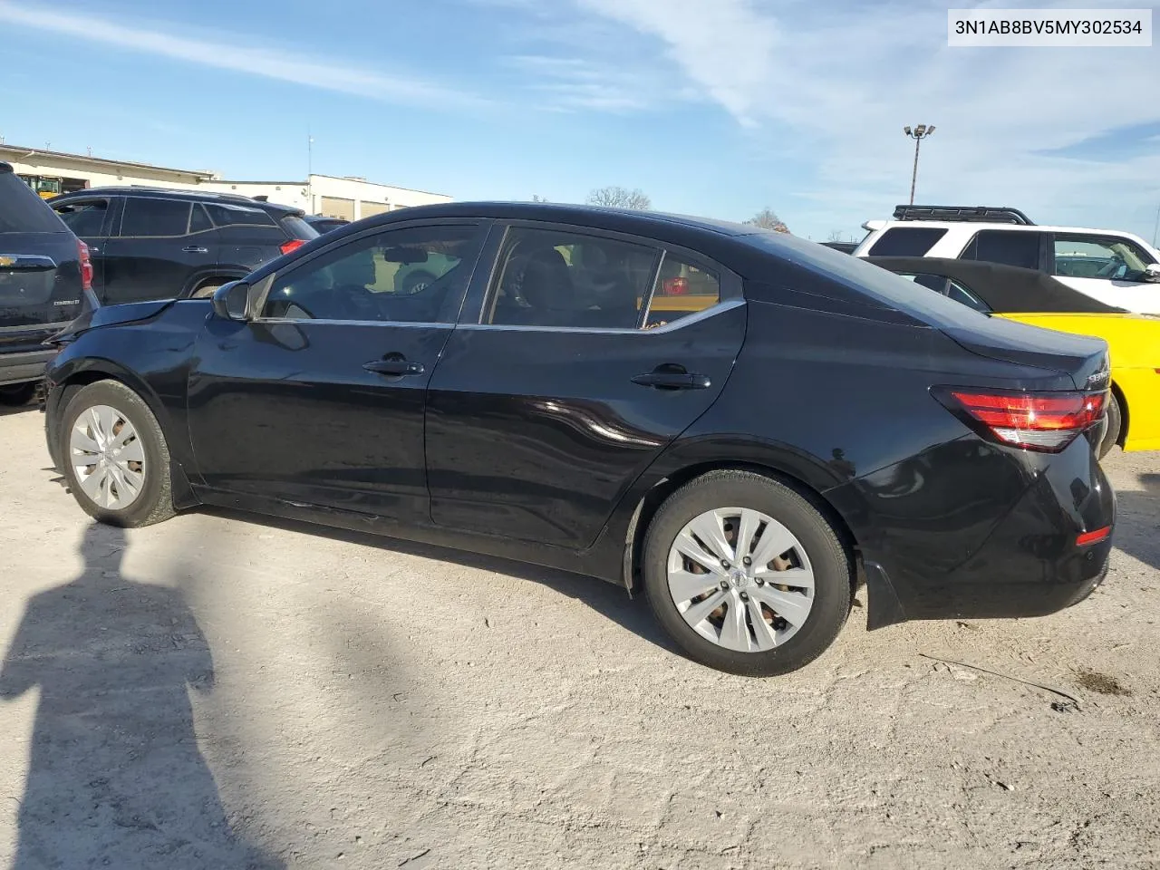 2021 Nissan Sentra S VIN: 3N1AB8BV5MY302534 Lot: 79831744