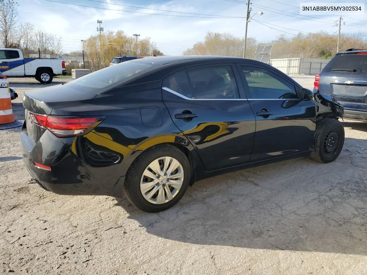 2021 Nissan Sentra S VIN: 3N1AB8BV5MY302534 Lot: 79831744