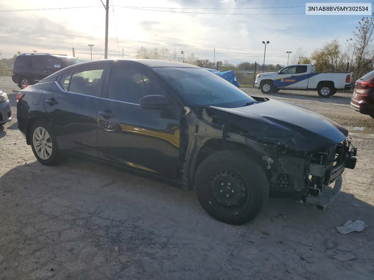 2021 Nissan Sentra S VIN: 3N1AB8BV5MY302534 Lot: 79831744