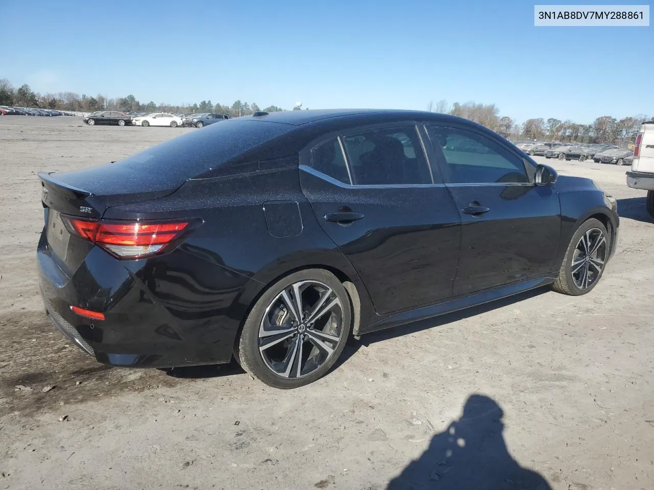 2021 Nissan Sentra Sr VIN: 3N1AB8DV7MY288861 Lot: 80129184