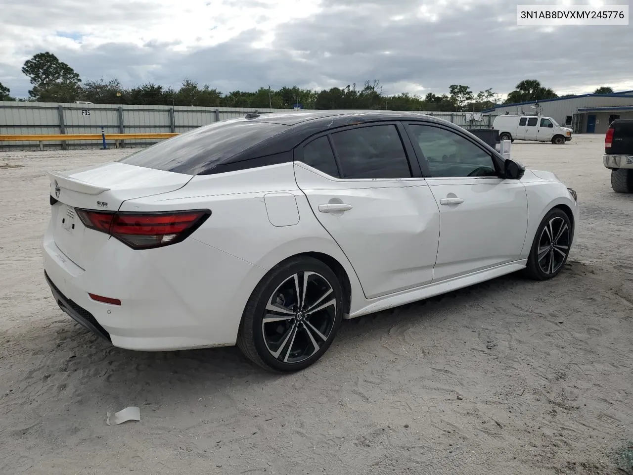 2021 Nissan Sentra Sr VIN: 3N1AB8DVXMY245776 Lot: 81237334