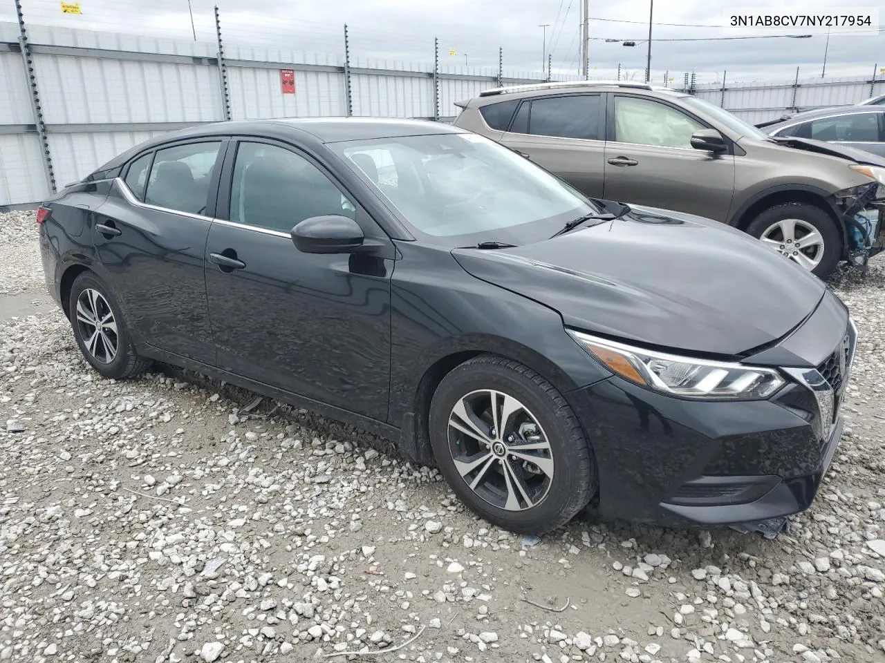 2022 Nissan Sentra Sv VIN: 3N1AB8CV7NY217954 Lot: 49320044