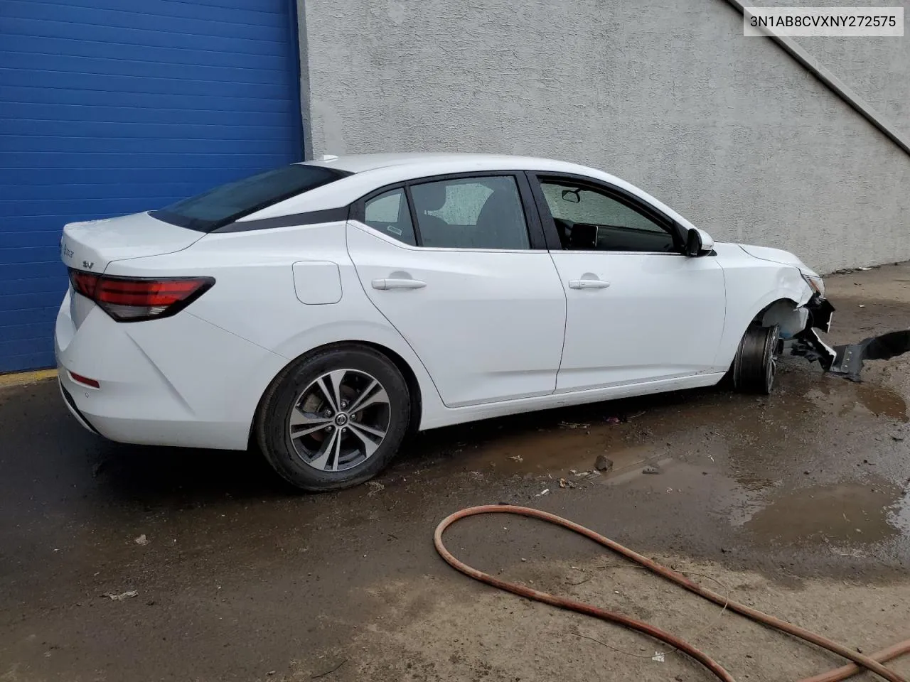 2022 Nissan Sentra Sv VIN: 3N1AB8CVXNY272575 Lot: 50156664