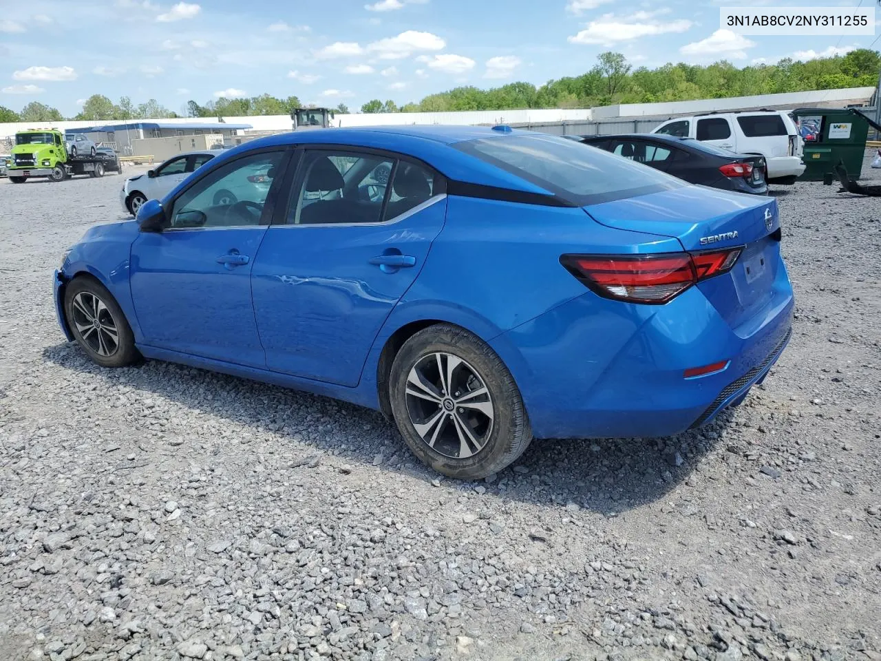 2022 Nissan Sentra Sv VIN: 3N1AB8CV2NY311255 Lot: 51160544