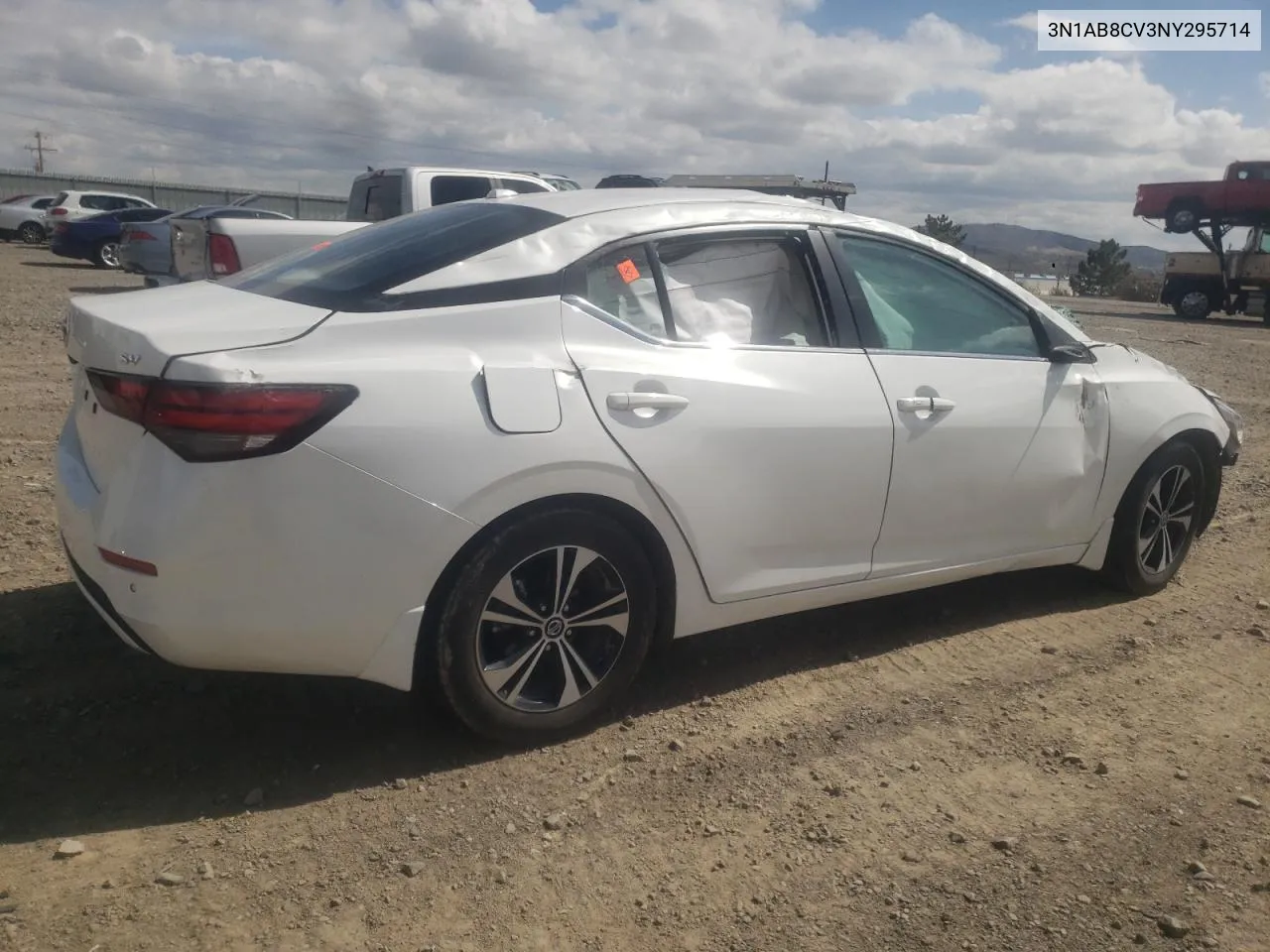 2022 Nissan Sentra Sv VIN: 3N1AB8CV3NY295714 Lot: 52138864