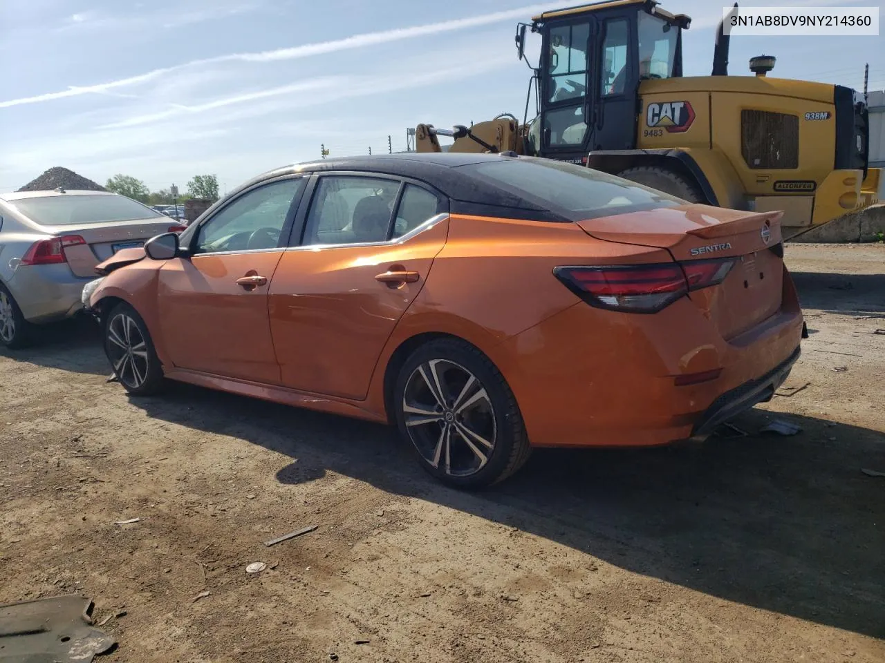 2022 Nissan Sentra Sr VIN: 3N1AB8DV9NY214360 Lot: 54070854