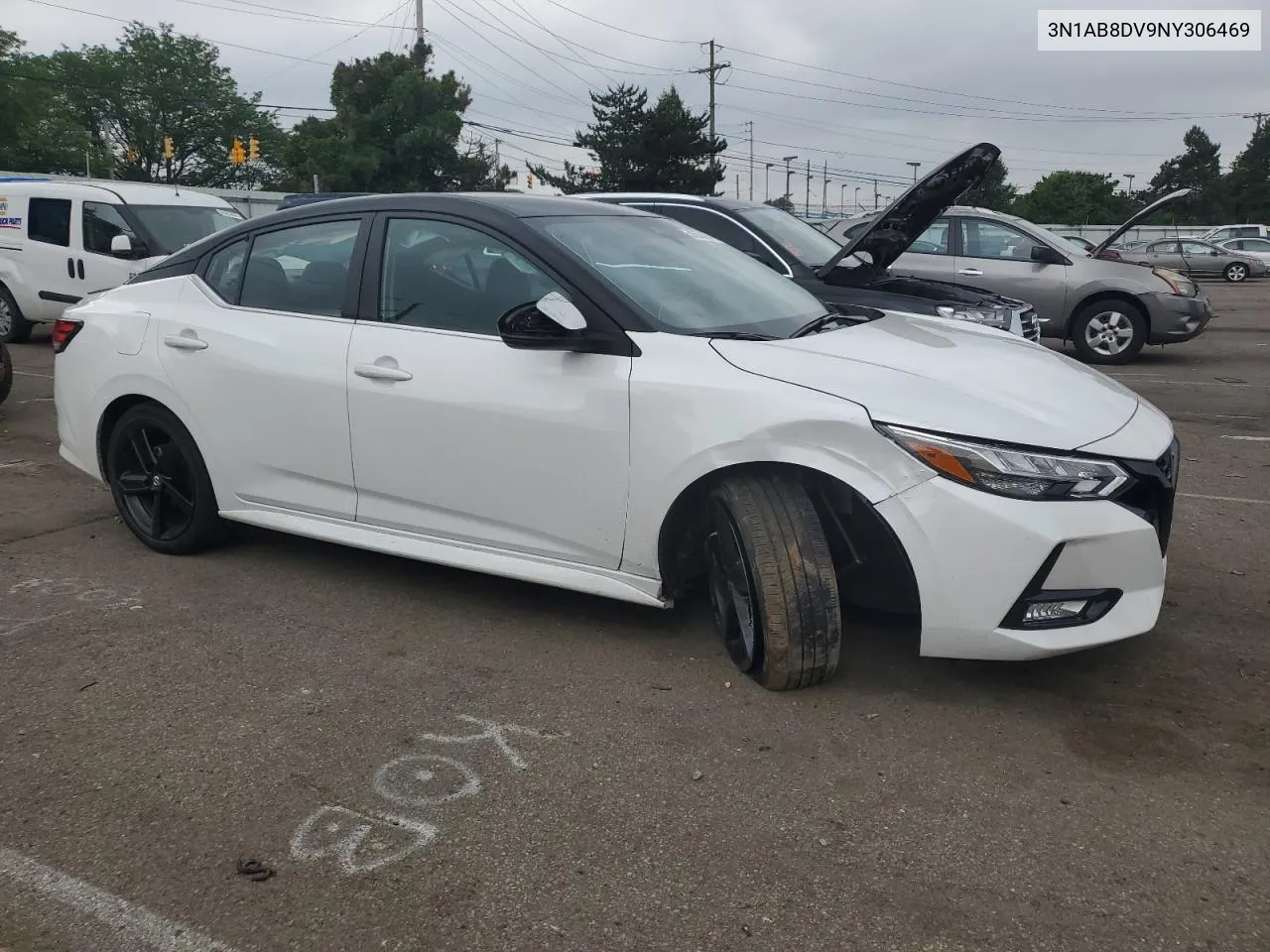 3N1AB8DV9NY306469 2022 Nissan Sentra Sr