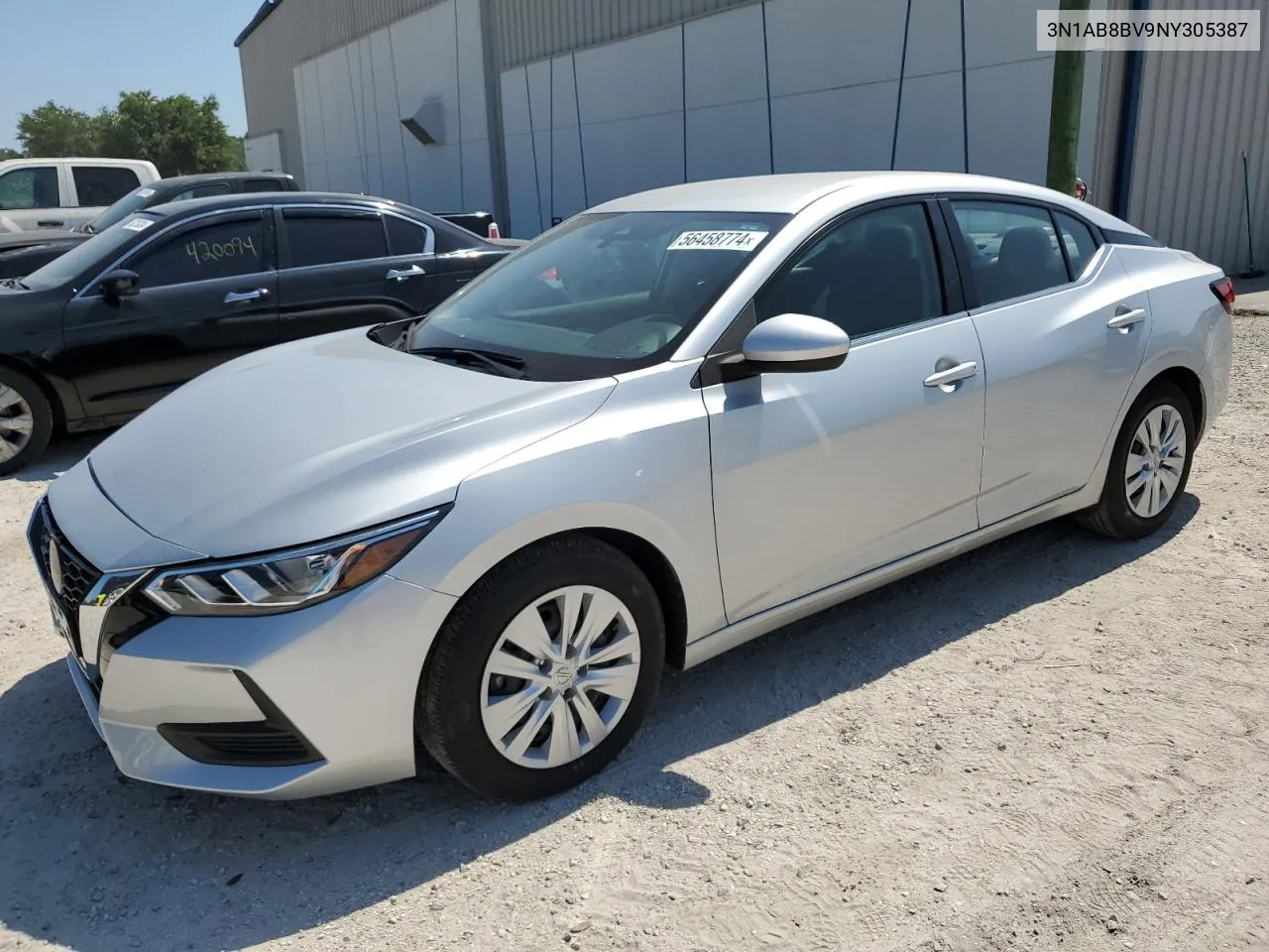 2022 Nissan Sentra S VIN: 3N1AB8BV9NY305387 Lot: 56458774