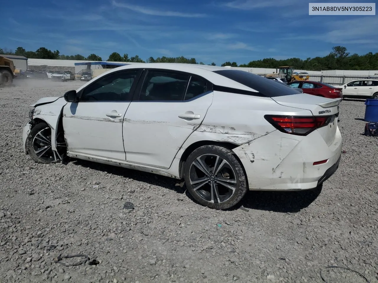 2022 Nissan Sentra Sr VIN: 3N1AB8DV5NY305223 Lot: 58768204