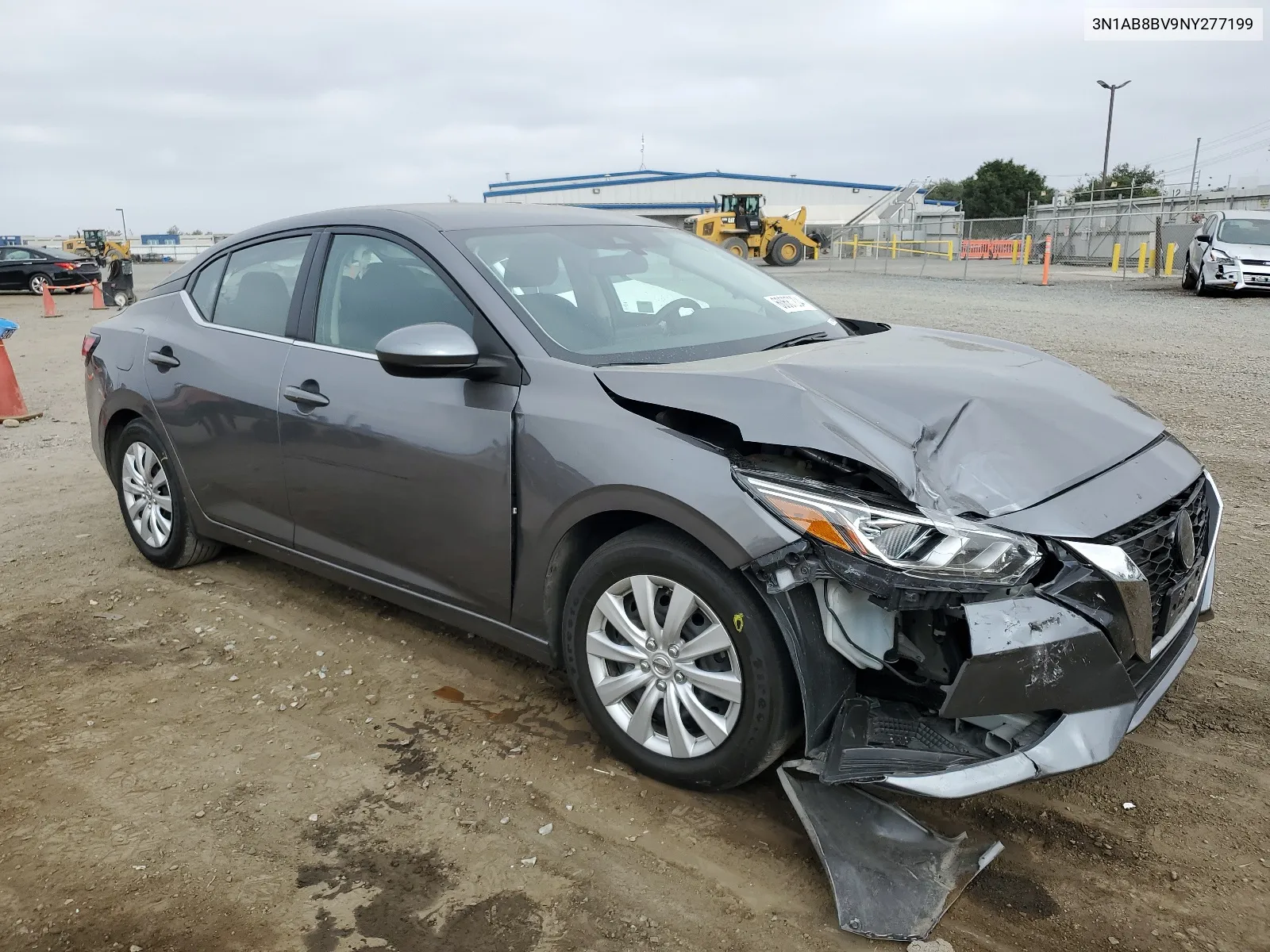 2022 Nissan Sentra S VIN: 3N1AB8BV9NY277199 Lot: 60687204