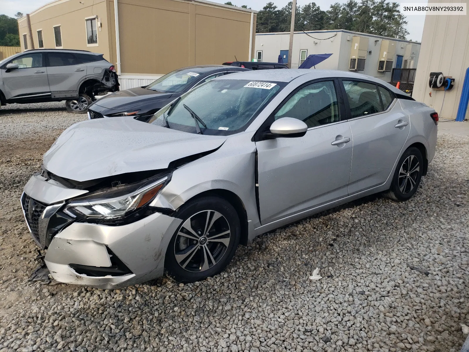 3N1AB8CV8NY293392 2022 Nissan Sentra Sv