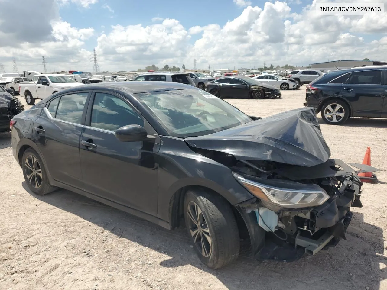 2022 Nissan Sentra Sv VIN: 3N1AB8CV0NY267613 Lot: 60949814