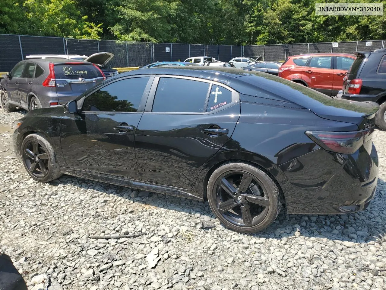 2022 Nissan Sentra Sr VIN: 3N1AB8DVXNY312040 Lot: 61343574