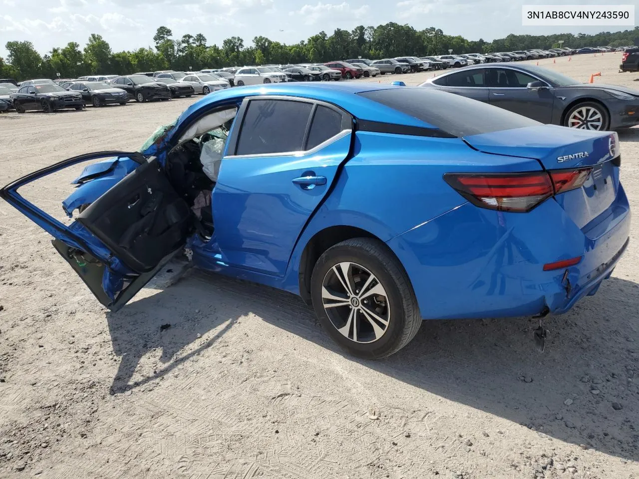 2022 Nissan Sentra Sv VIN: 3N1AB8CV4NY243590 Lot: 61382824