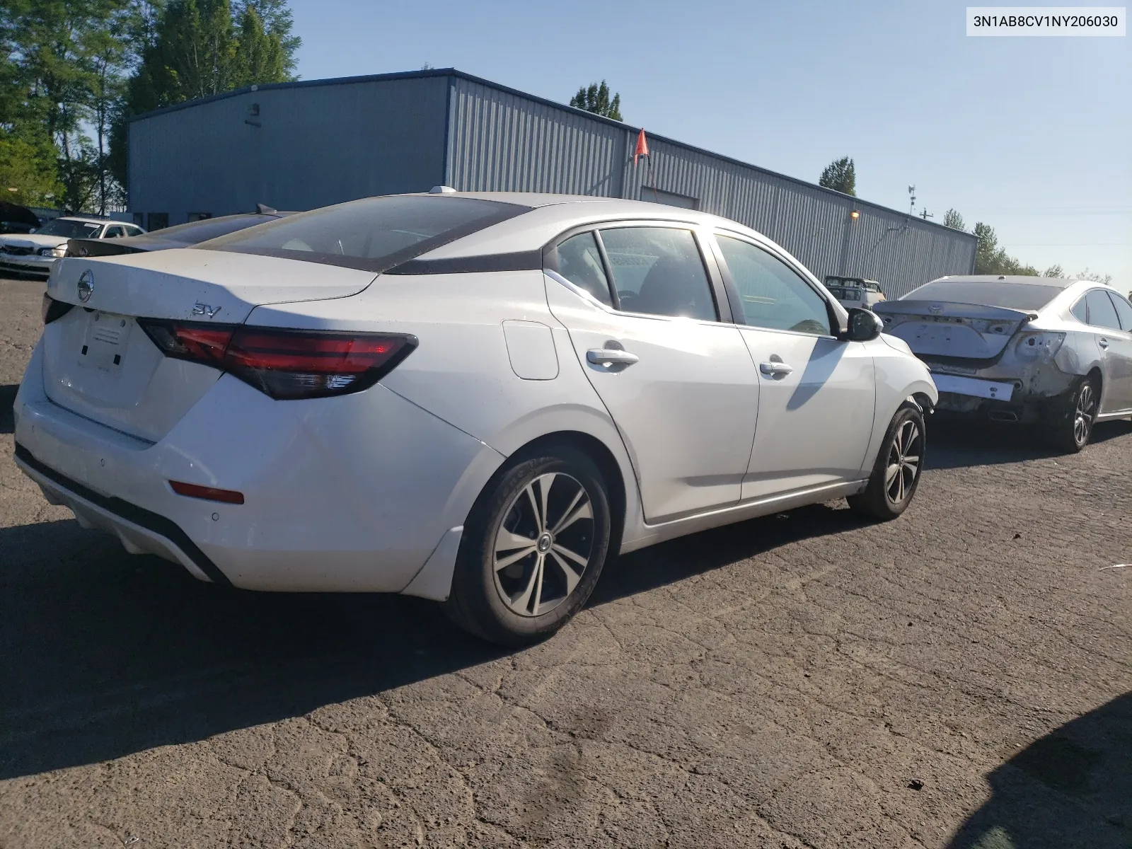 2022 Nissan Sentra Sv VIN: 3N1AB8CV1NY206030 Lot: 63228494