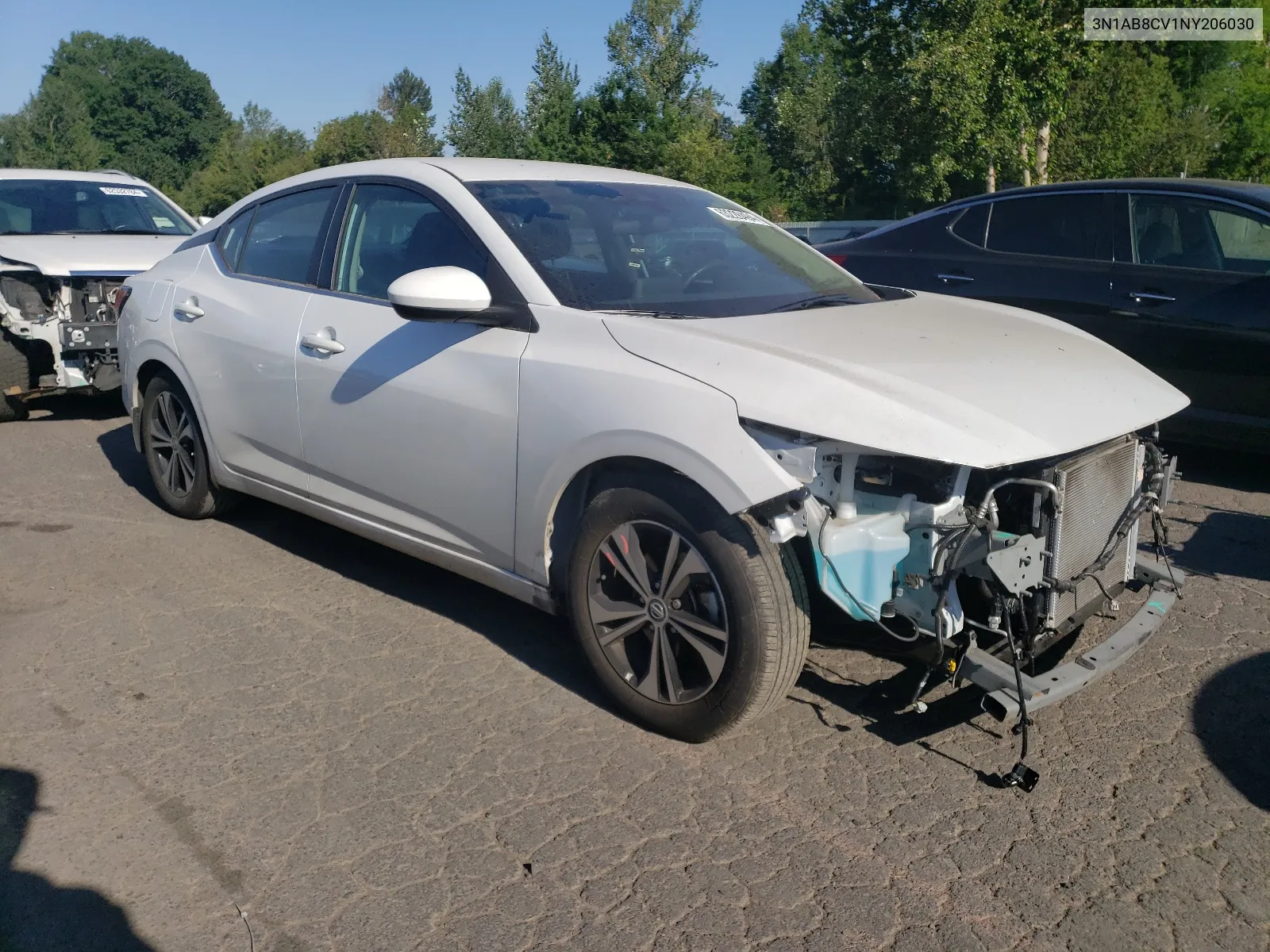 2022 Nissan Sentra Sv VIN: 3N1AB8CV1NY206030 Lot: 63228494