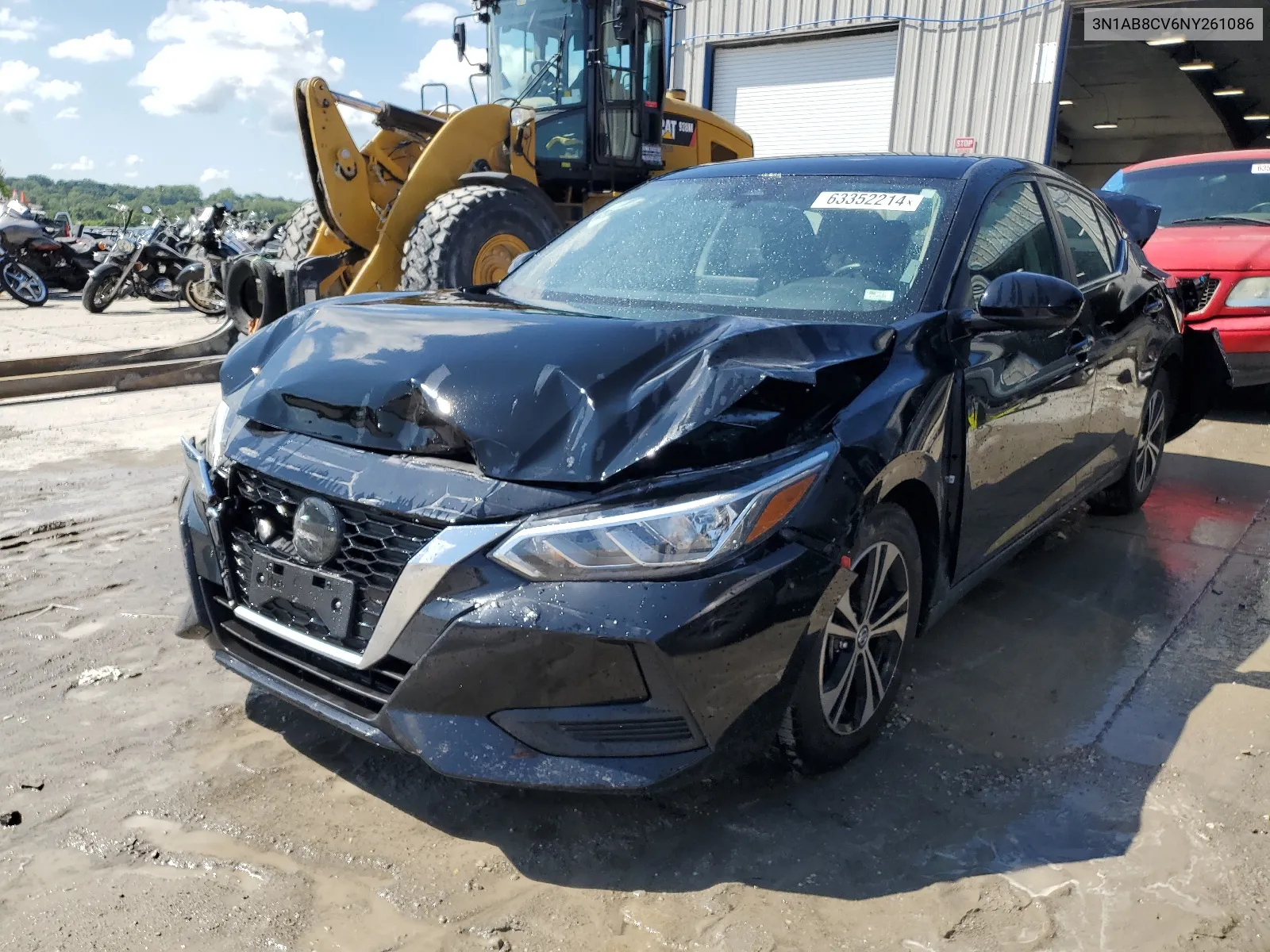 2022 Nissan Sentra Sv VIN: 3N1AB8CV6NY261086 Lot: 63352214