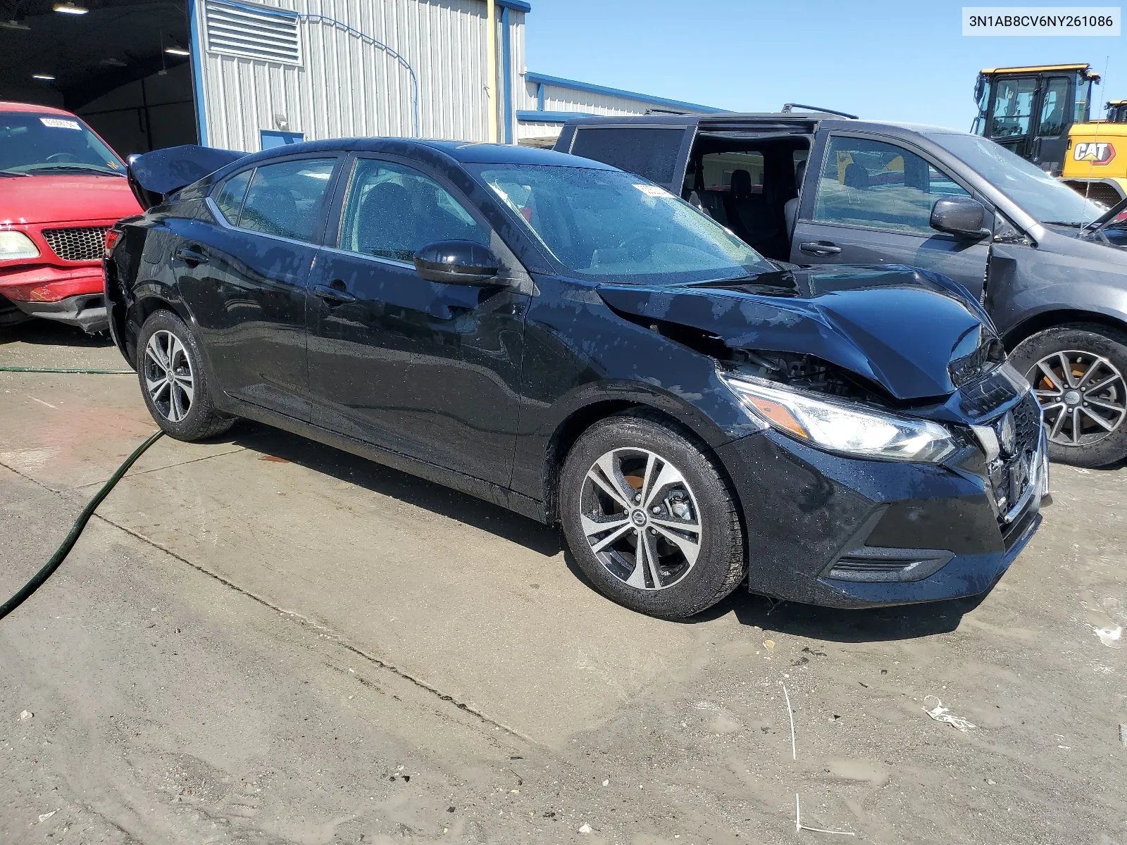 2022 Nissan Sentra Sv VIN: 3N1AB8CV6NY261086 Lot: 63352214