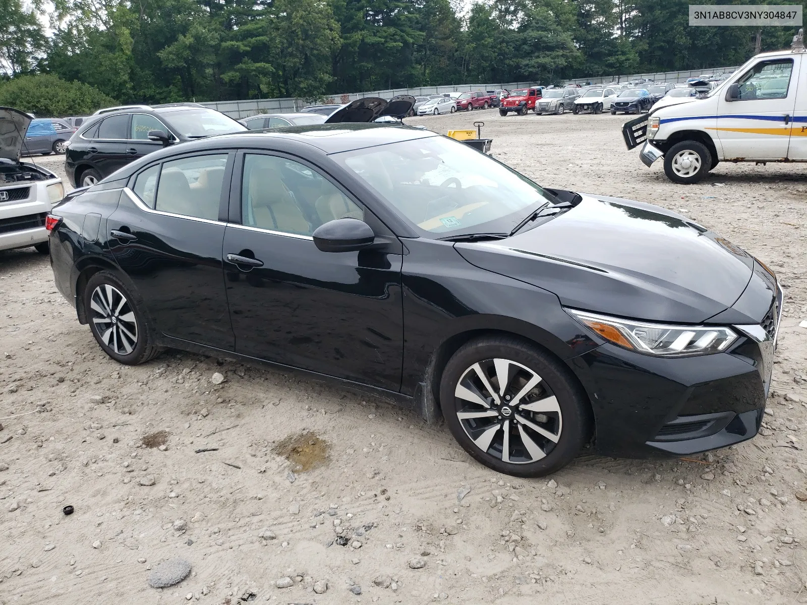 2022 Nissan Sentra Sv VIN: 3N1AB8CV3NY304847 Lot: 63965354