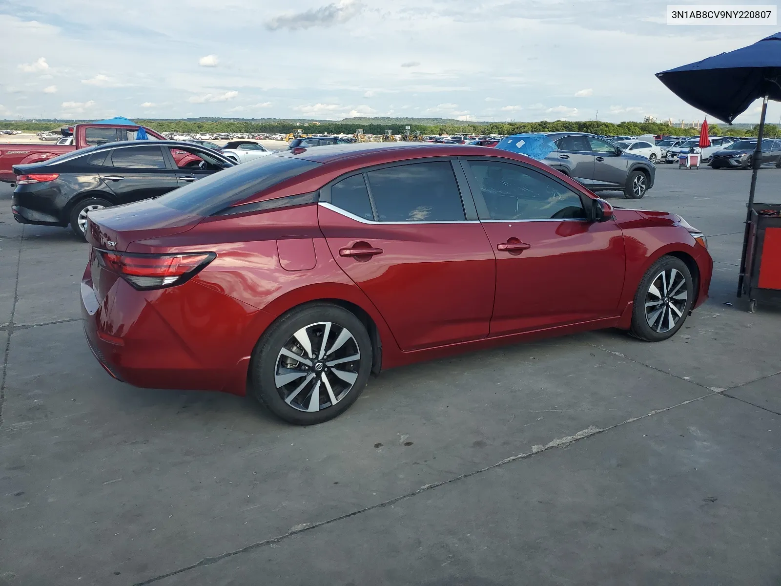 2022 Nissan Sentra Sv VIN: 3N1AB8CV9NY220807 Lot: 64901084