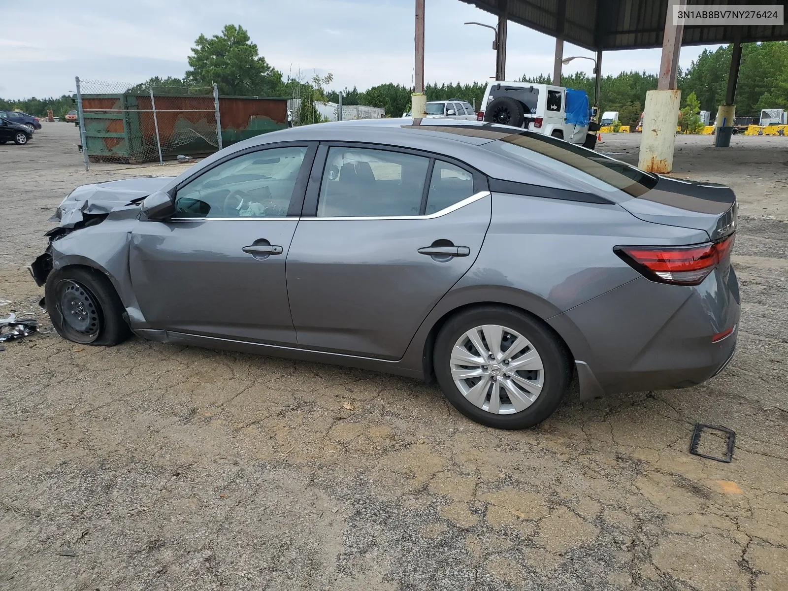 2022 Nissan Sentra S VIN: 3N1AB8BV7NY276424 Lot: 64927074