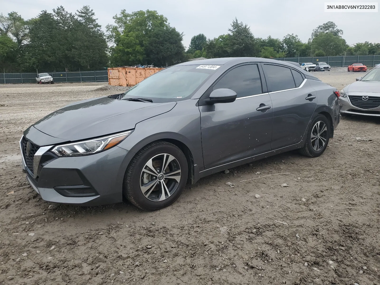 2022 Nissan Sentra Sv VIN: 3N1AB8CV6NY232283 Lot: 64971304