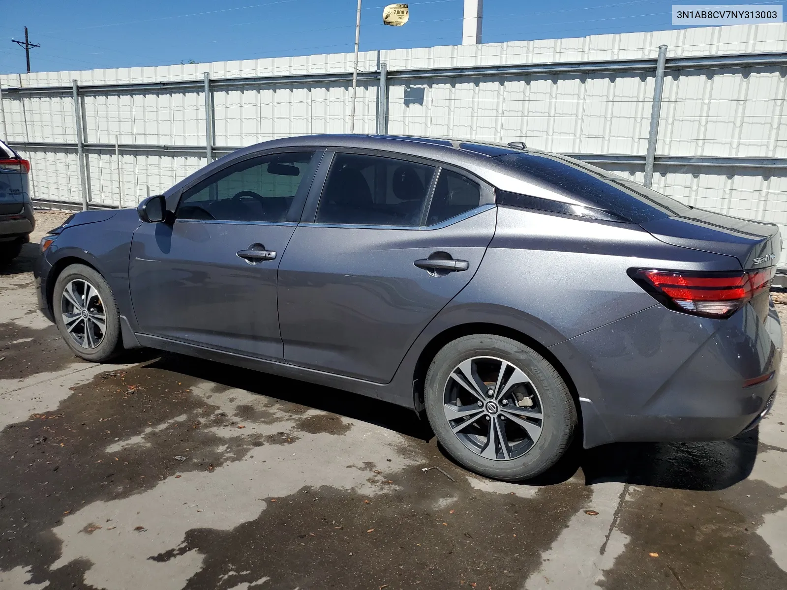 3N1AB8CV7NY313003 2022 Nissan Sentra Sv