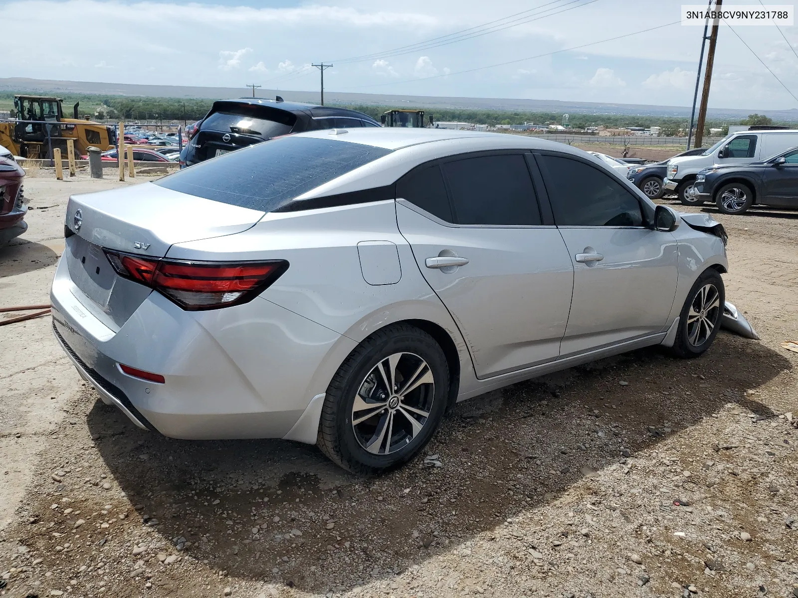 2022 Nissan Sentra Sv VIN: 3N1AB8CV9NY231788 Lot: 65259044