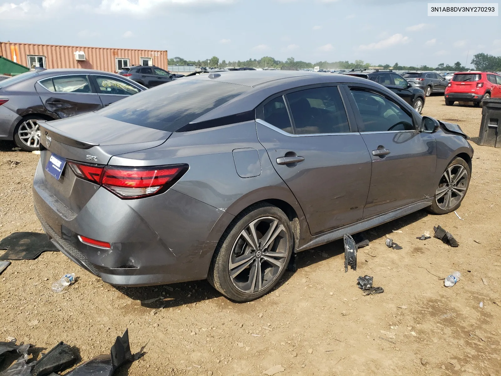 2022 Nissan Sentra Sr VIN: 3N1AB8DV3NY270293 Lot: 65381464