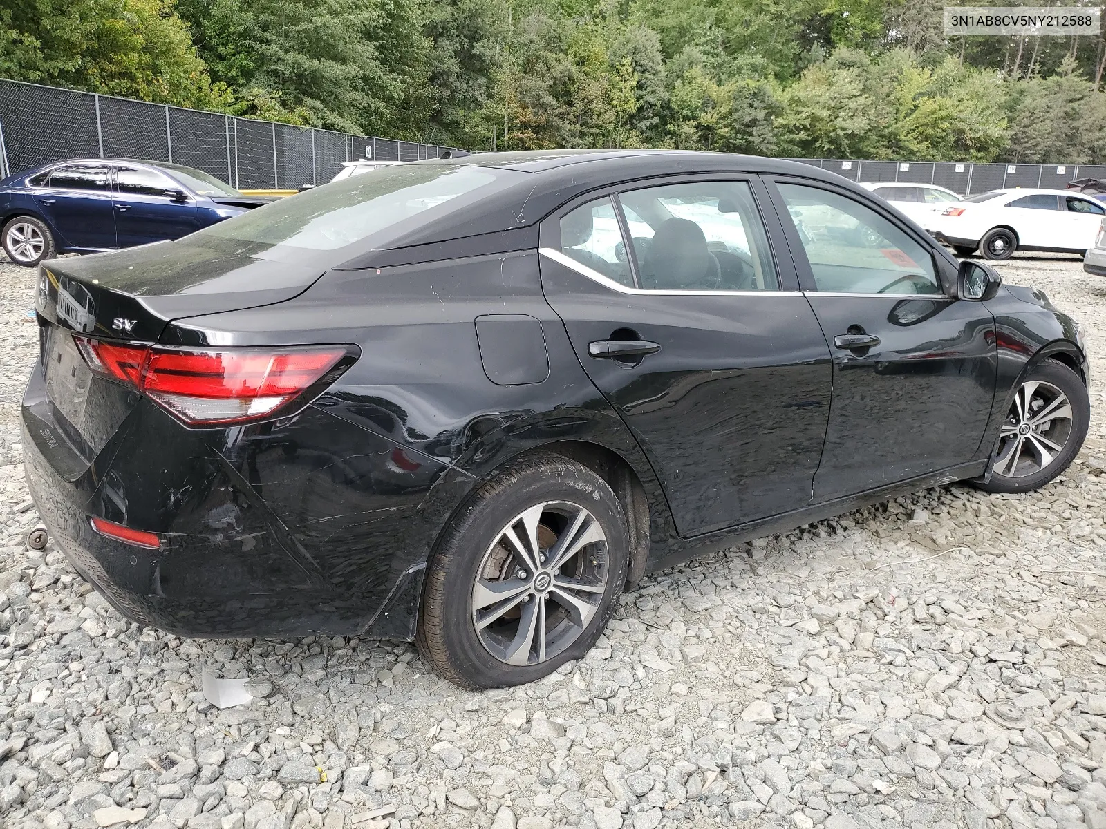 3N1AB8CV5NY212588 2022 Nissan Sentra Sv