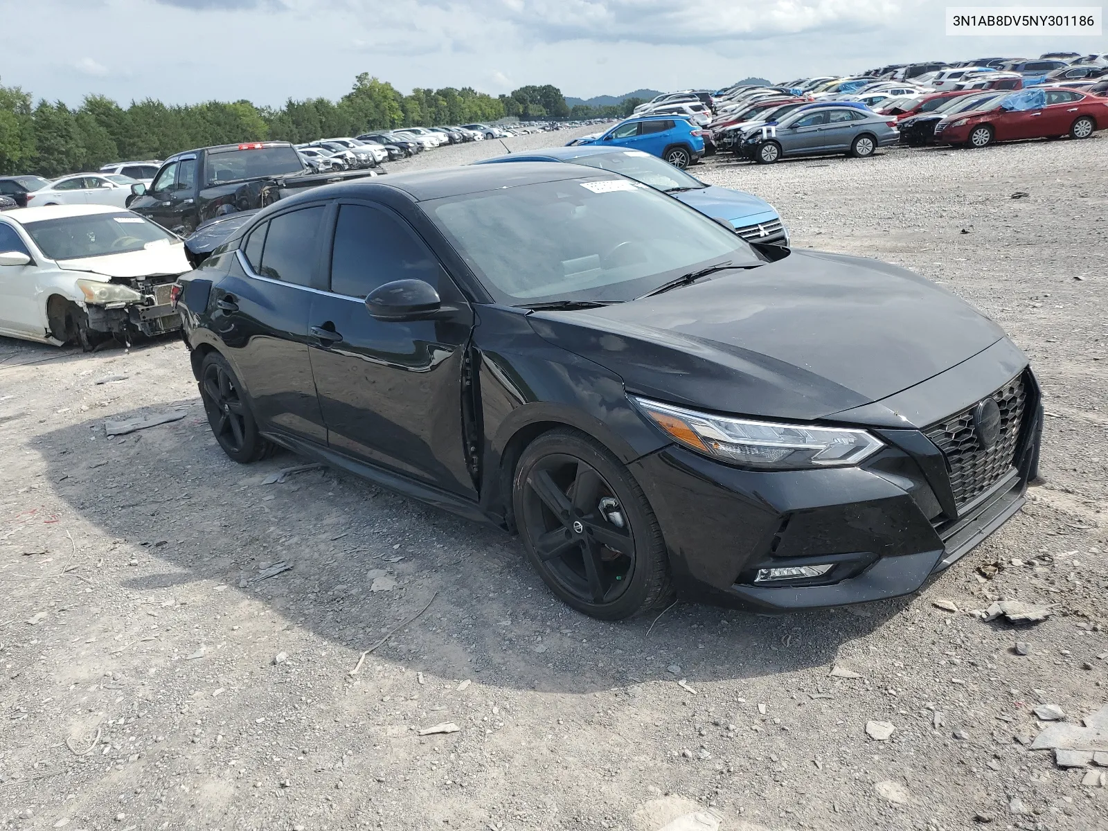 2022 Nissan Sentra Sr VIN: 3N1AB8DV5NY301186 Lot: 65787324